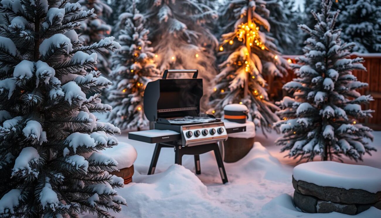 grill na zimę